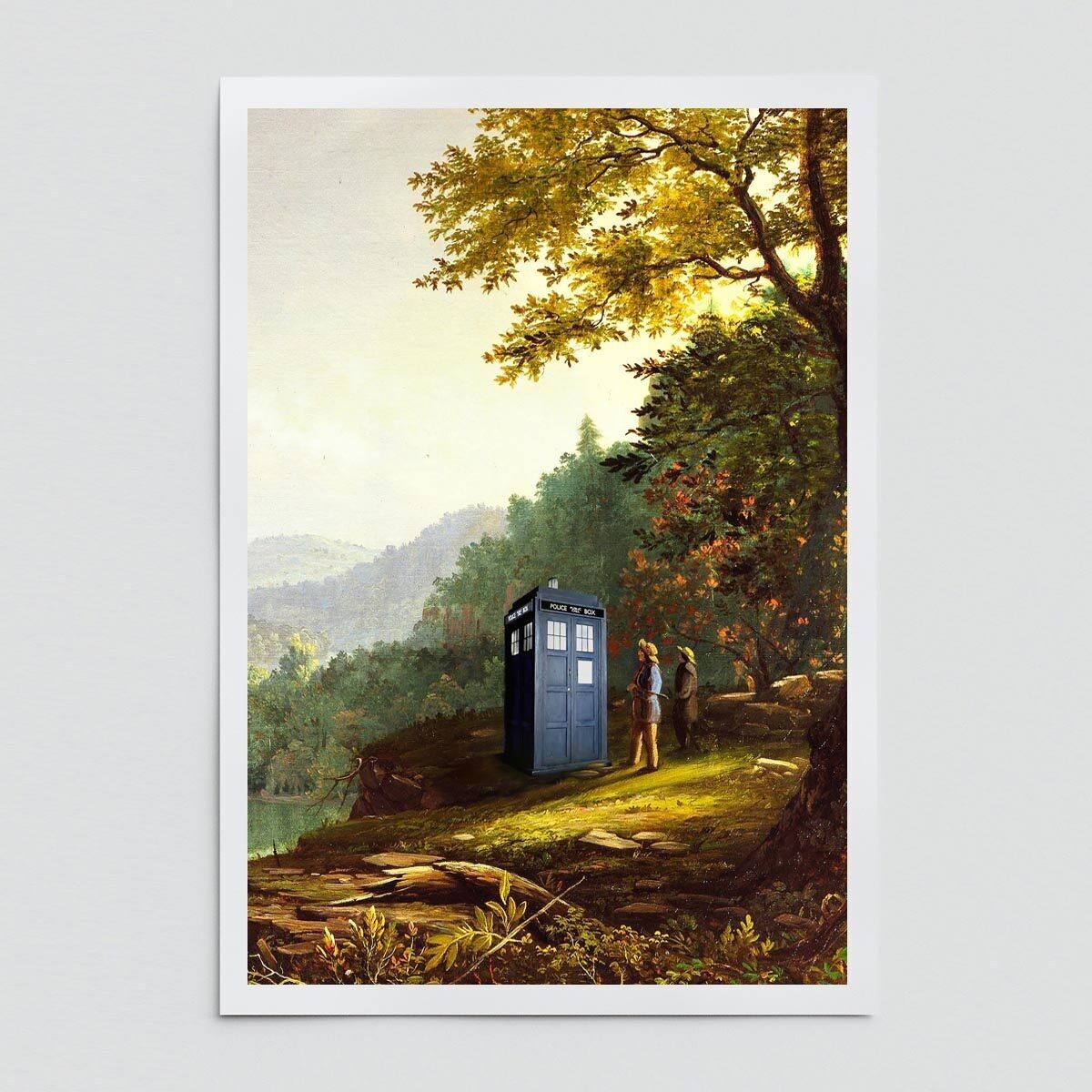 Ist eine Zeitreise möglich - Tardis Kunstdruck