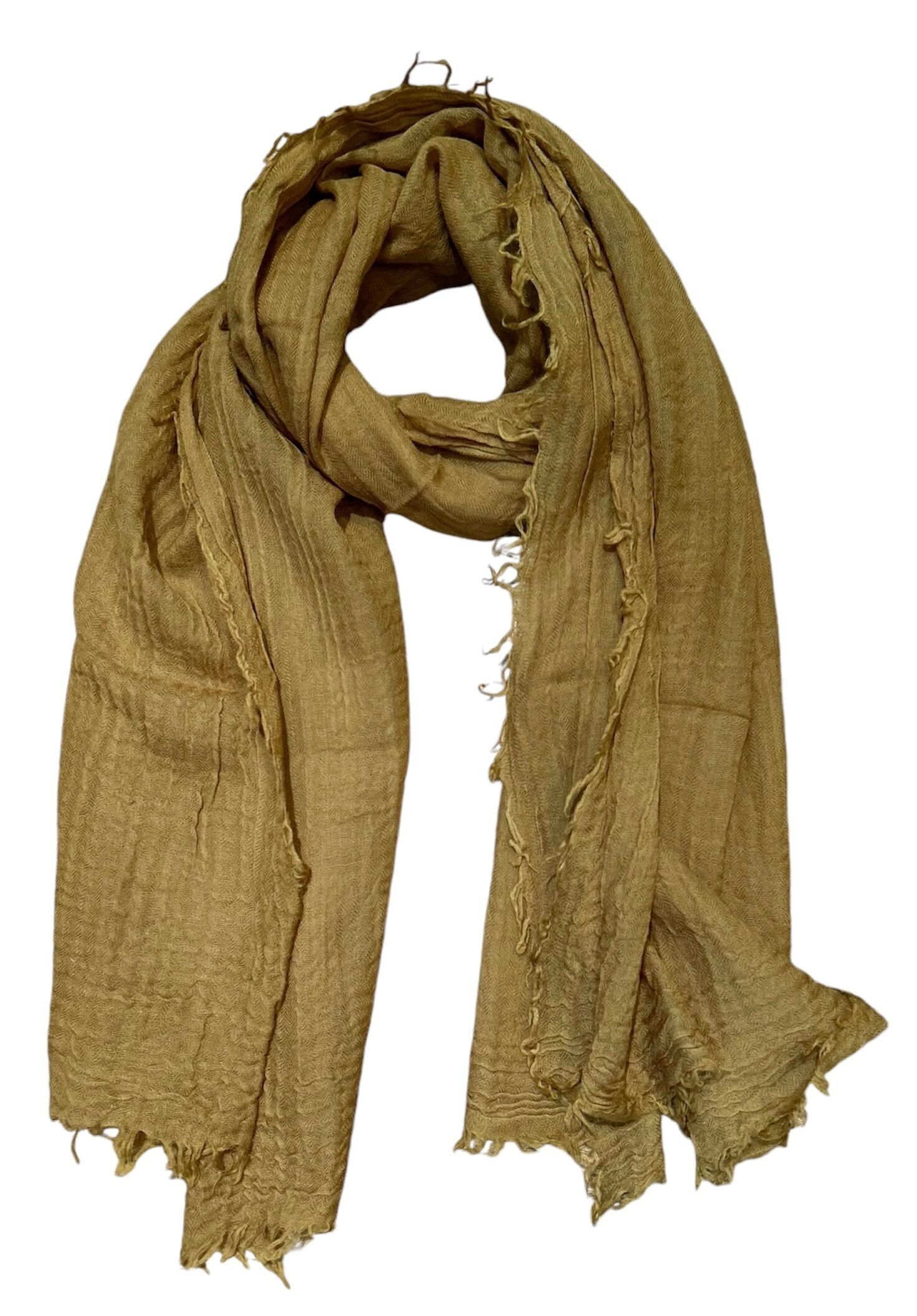 STOLA IN LANA COTTA TINTA UNITA