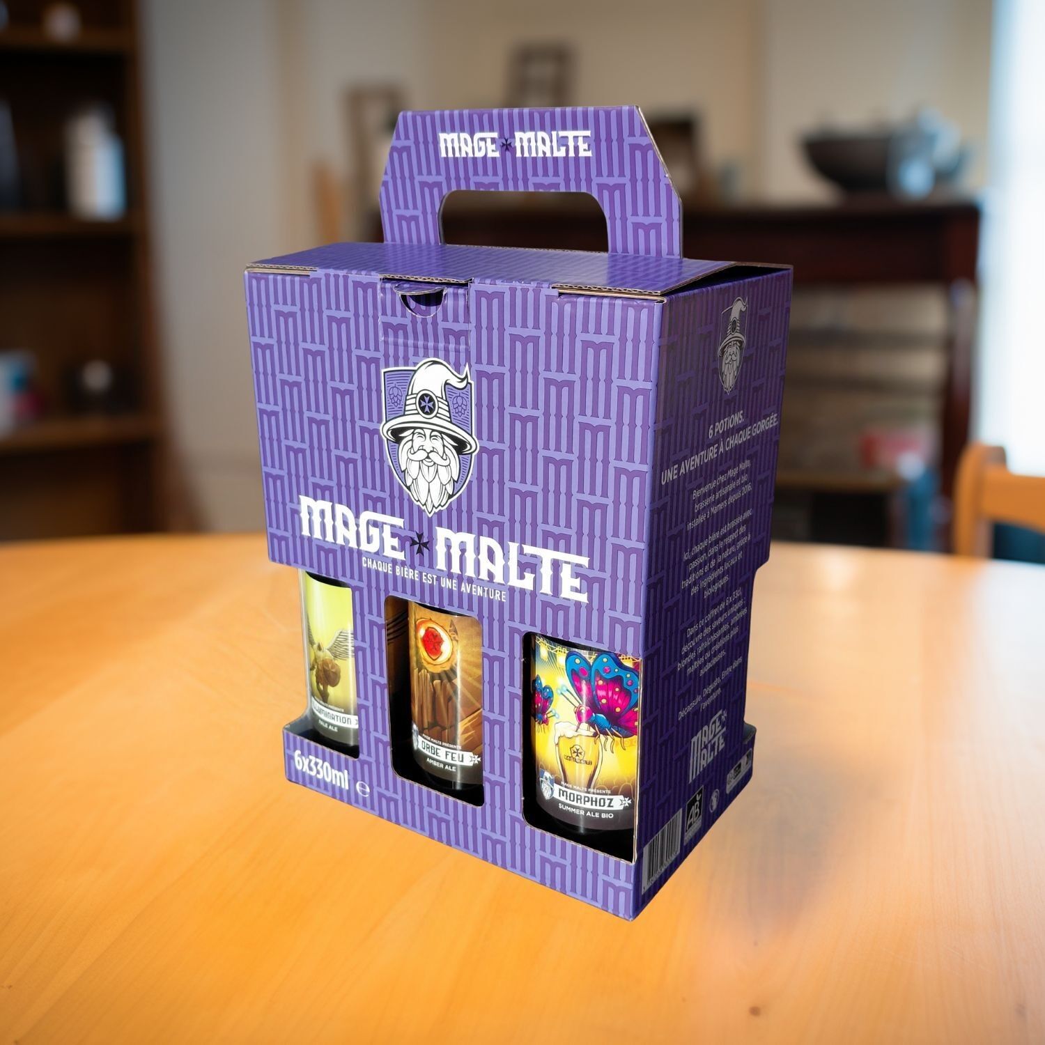 Birre Scatola da 6 bottiglie 33CL 🎁 BIOLOGICA Fiesta Brasserie Mage Malta