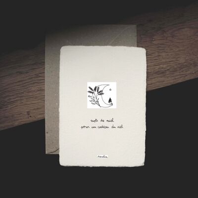 CHRISTMAS - Gift from heaven - 10x15 cm handmade paper cards