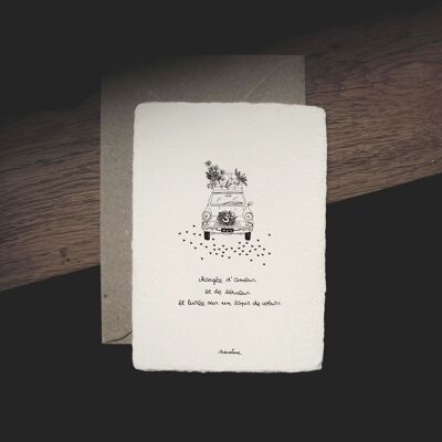 CHRISTMAS - Loaded with love - 10x15 cm handmade paper cards