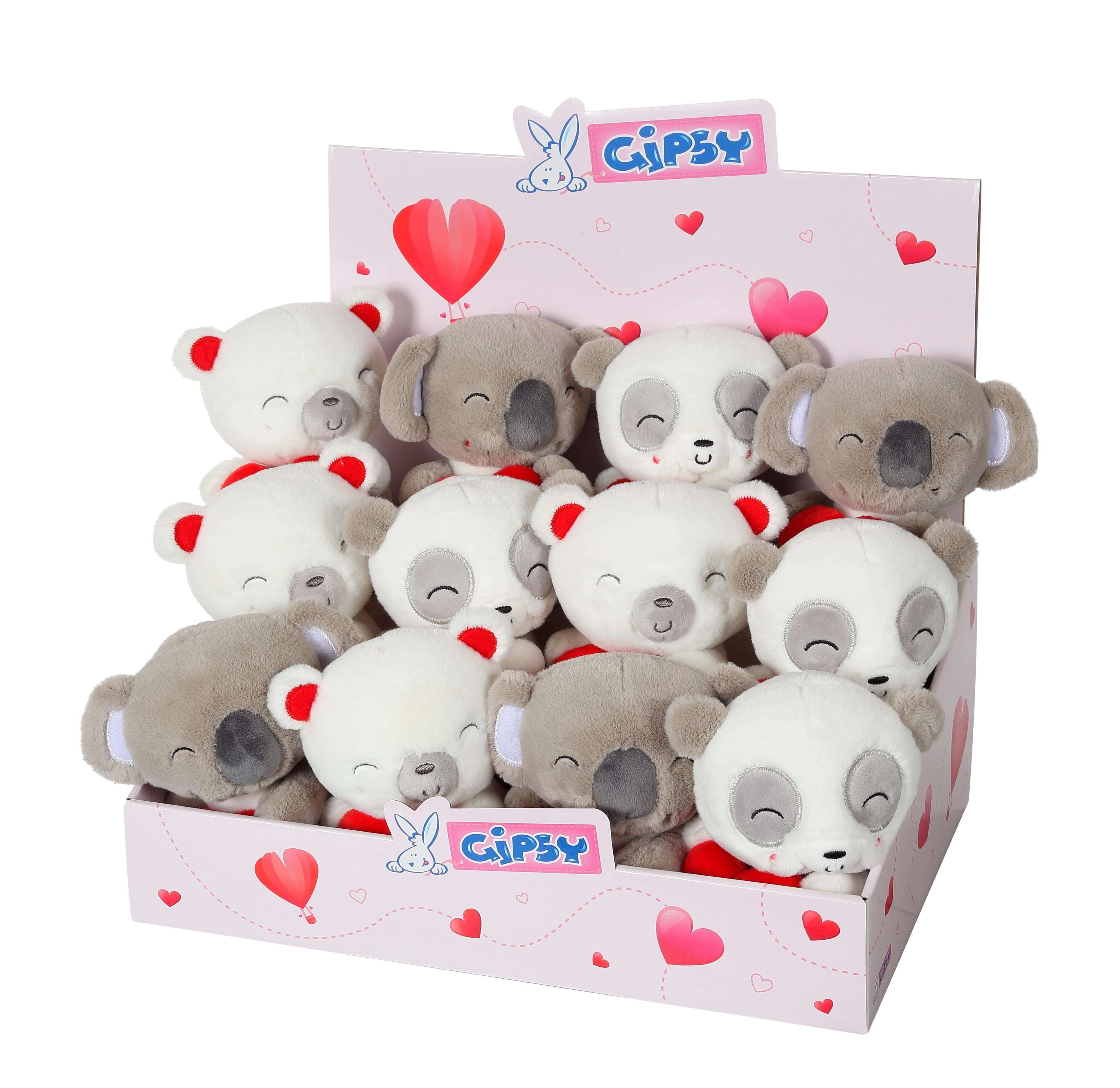 Cuty love 14 cm - confezione da 12 - Assortimento - Mini espositore