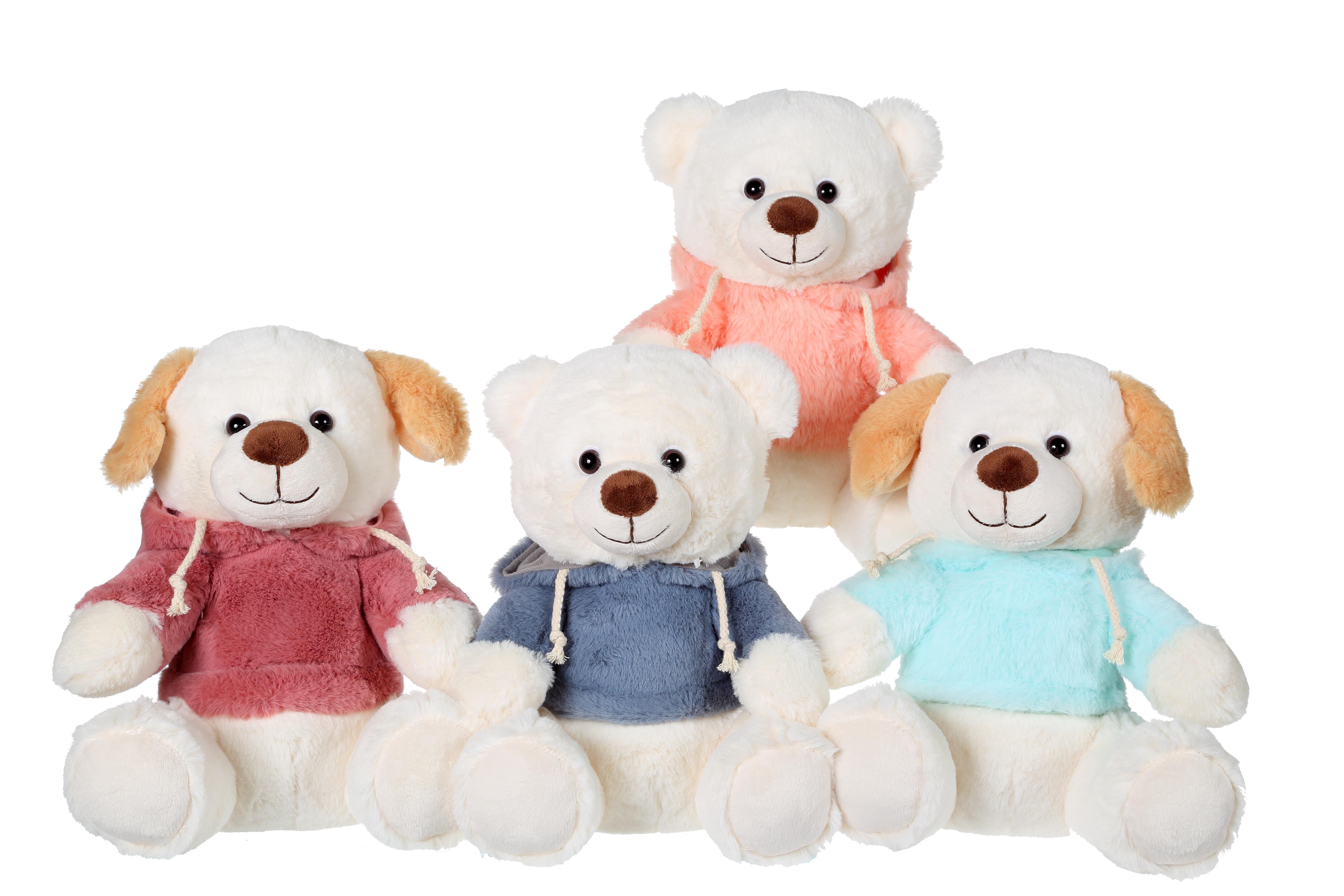 Felpa colorata Friends 40 cm - confezione da 4 - Assortimento - Sfuso
