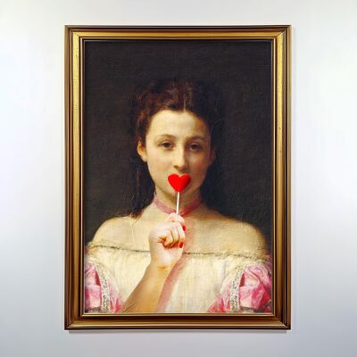 Impression d’art Lollipop Girl