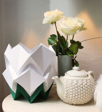 Lampe de table Origami Bicolore - S - Forest 1