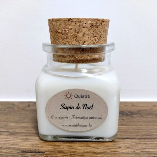 Bougie Parfumée Sapin de Noël - 20h
