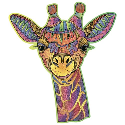 Puzzle créatif-L'amusante girafe