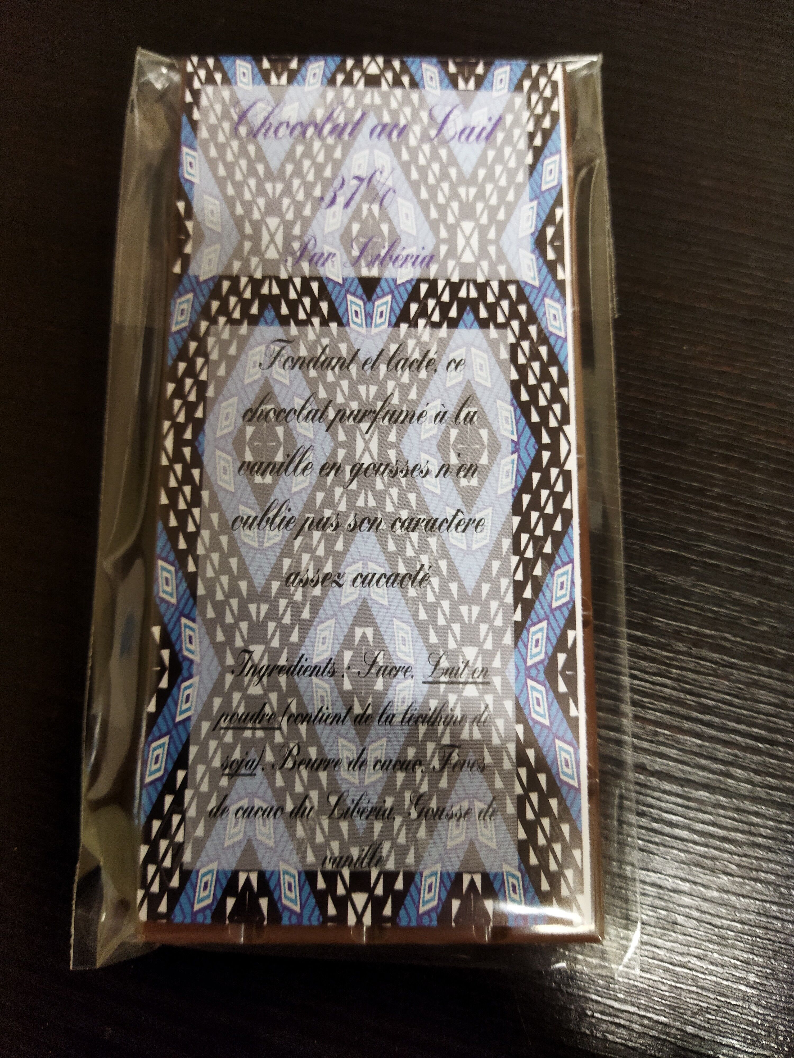 Liberia 37% reine Milchschokolade Tafel