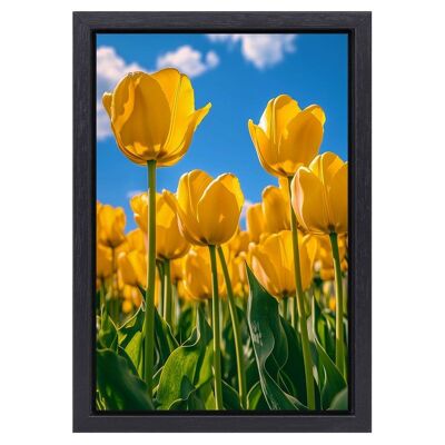 Painting Yellow Tulips | blackframe