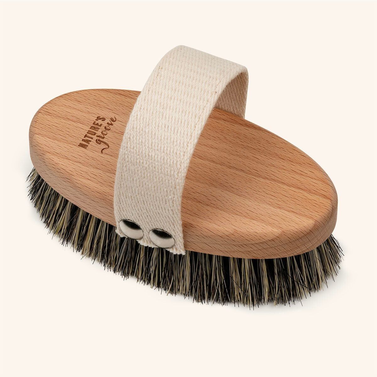 100% Natural Dry Brush / Bath Brush – Beechwood