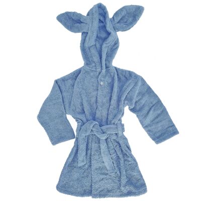 Accappatoio biologico Rabbit Dusty Blue 134/140