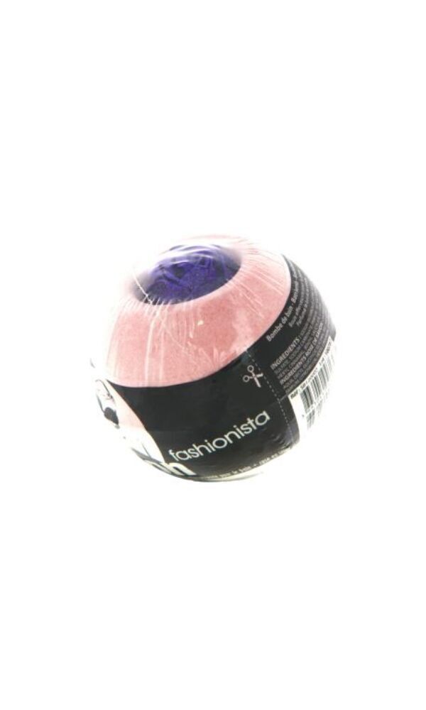 BOMBE DE BAIN  120 GR  FASHIONISTA  FLEUR VIOLINE