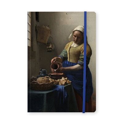 Livre broché A5, Vermeer, La laitière