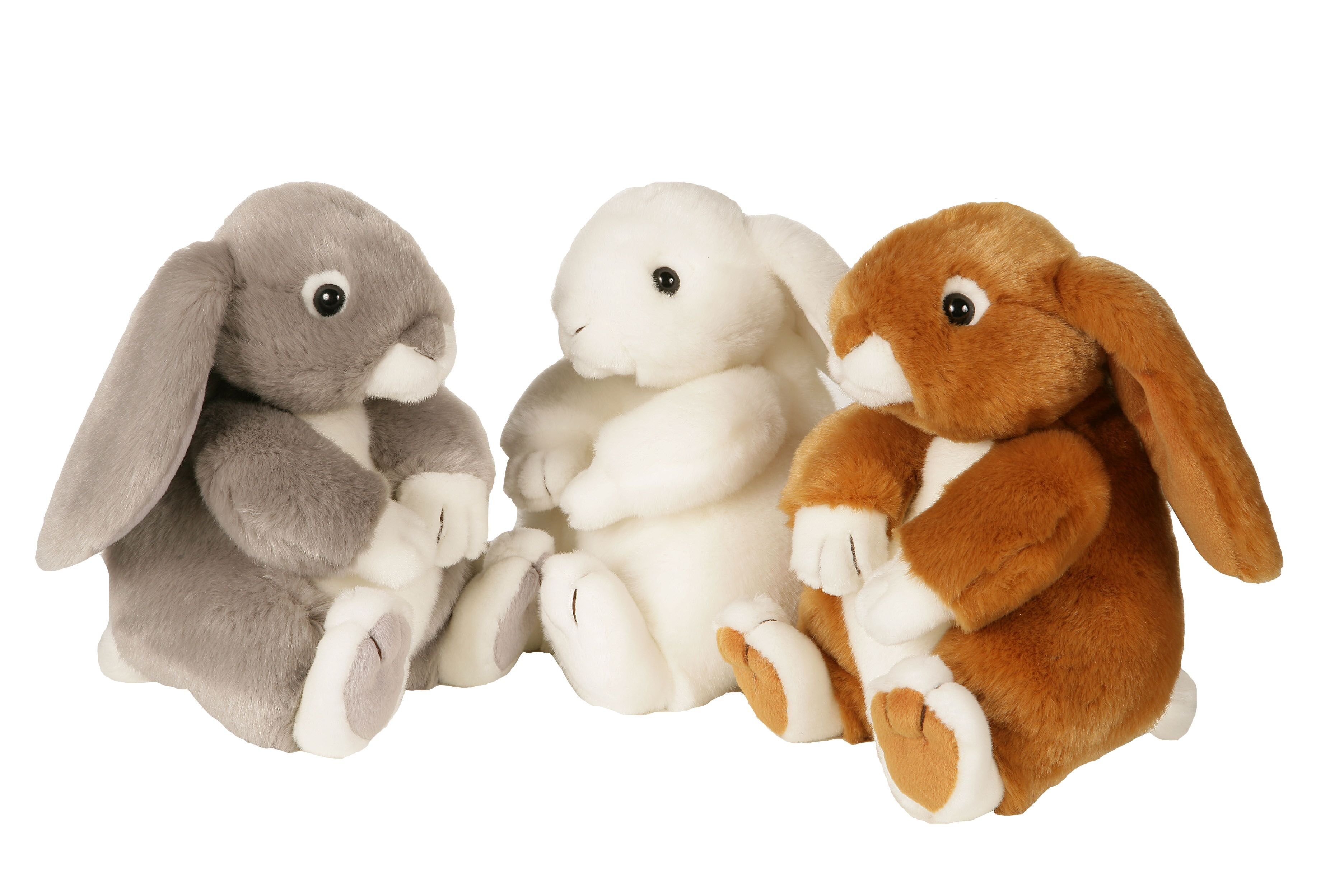 Coniglio seduto 22 cm - per confezione da 6 - Assortimento - Sfuso