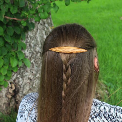 Haarspange aus Olivenholz Sophia