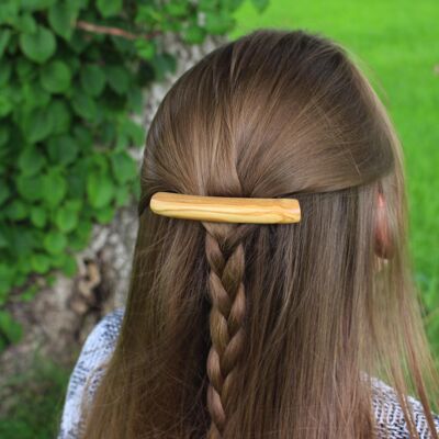 Olive wood hair clip Lucy