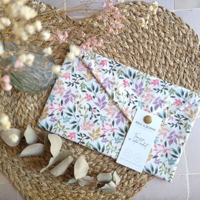 Trousse à maquillage en coton enduit Juliette