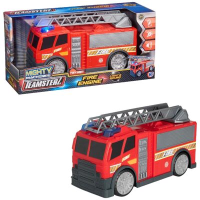 Suono e luce del veicolo del camion dei pompieri