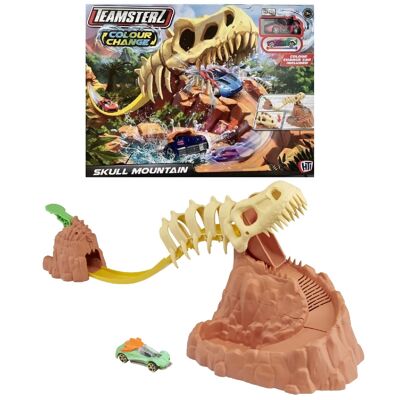 Piste Skull Mountain Avec 2 Voitures Couleurs Changeantes