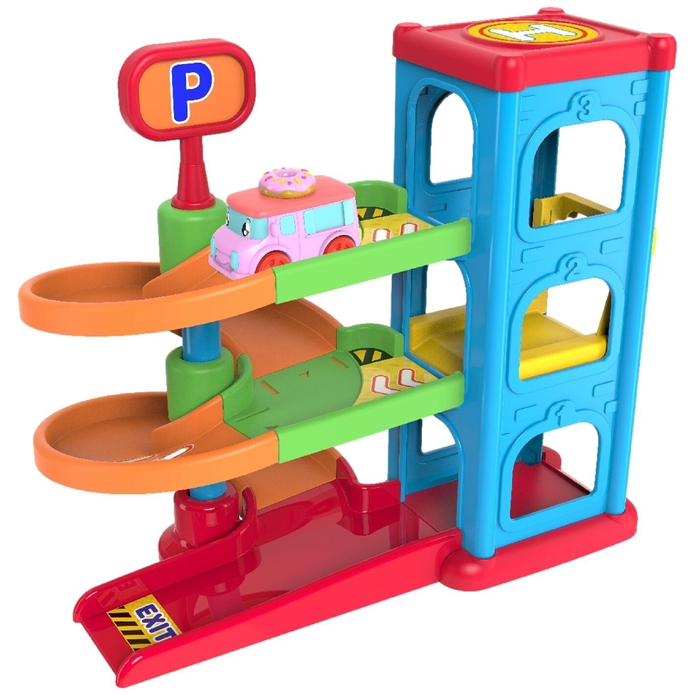 Parkplatz mit 1 Fahrzeug