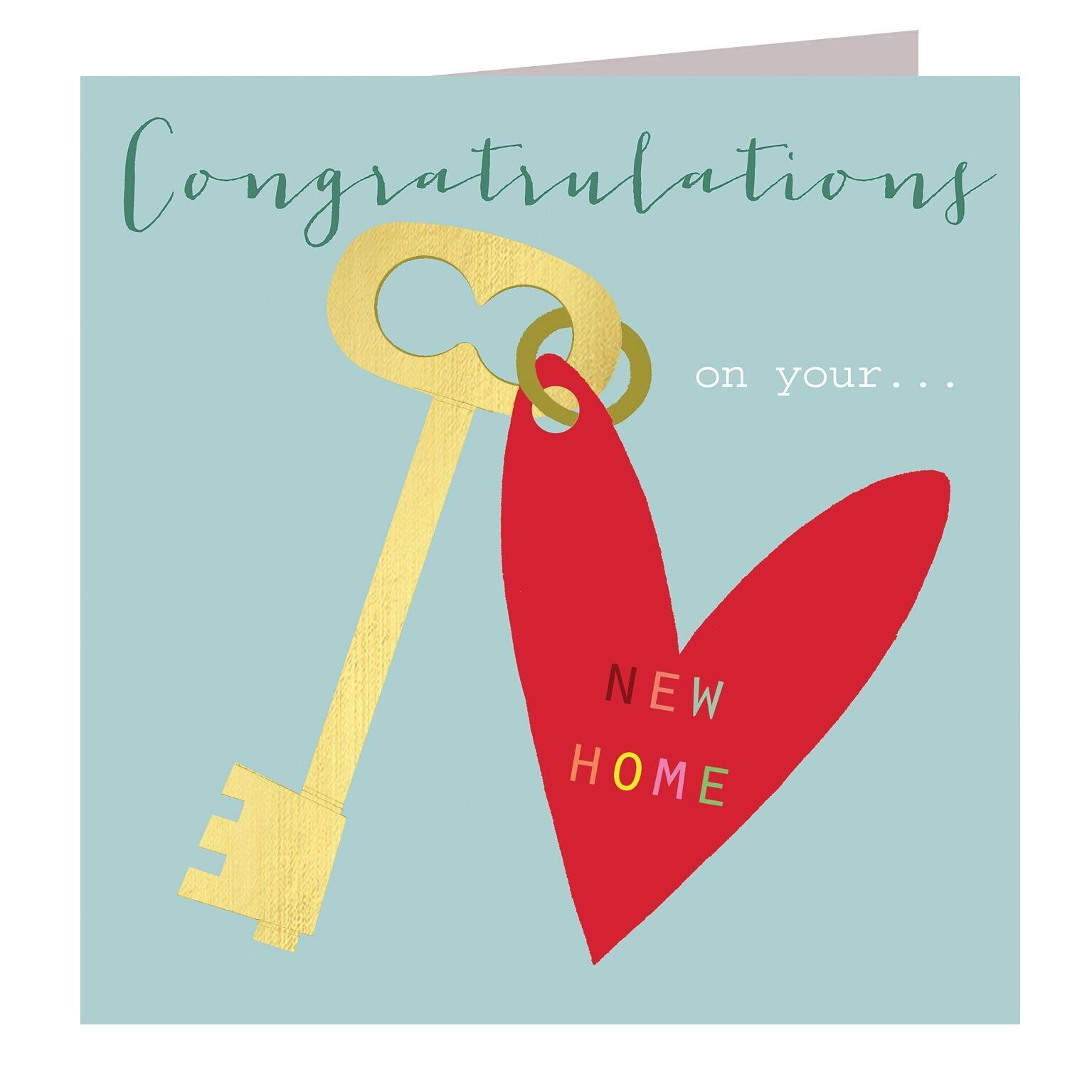 WO60 Carta Nuova Casa con Lamina d'Oro