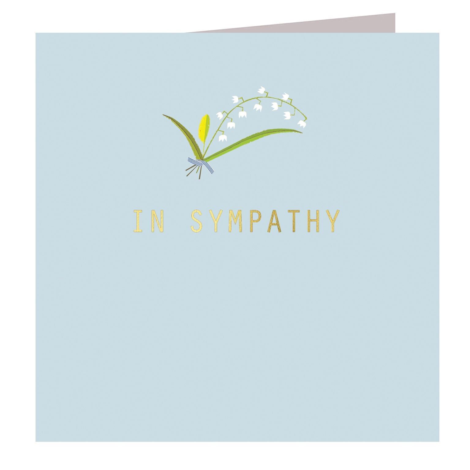 AH17 Gold Foiled Sympathy Card