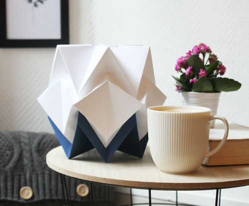 Lampe de table Origami Bicolore - S - Navy