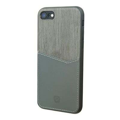 Back Cover Kaarthouder Grijs iPhone SE 2020/2022/8