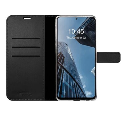 Book Case Leer Zwart Galaxy S22 Plus