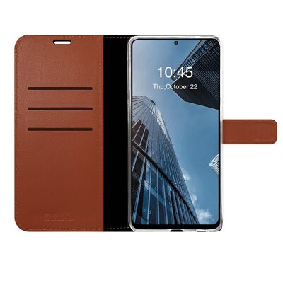Book Case Leer Bruin Galaxy A53 5G