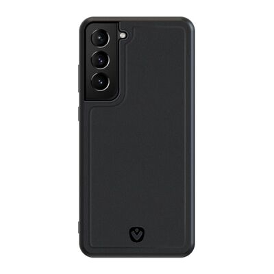 Back Cover Snap Leer Zwart Samsung Galaxy S21 Plus