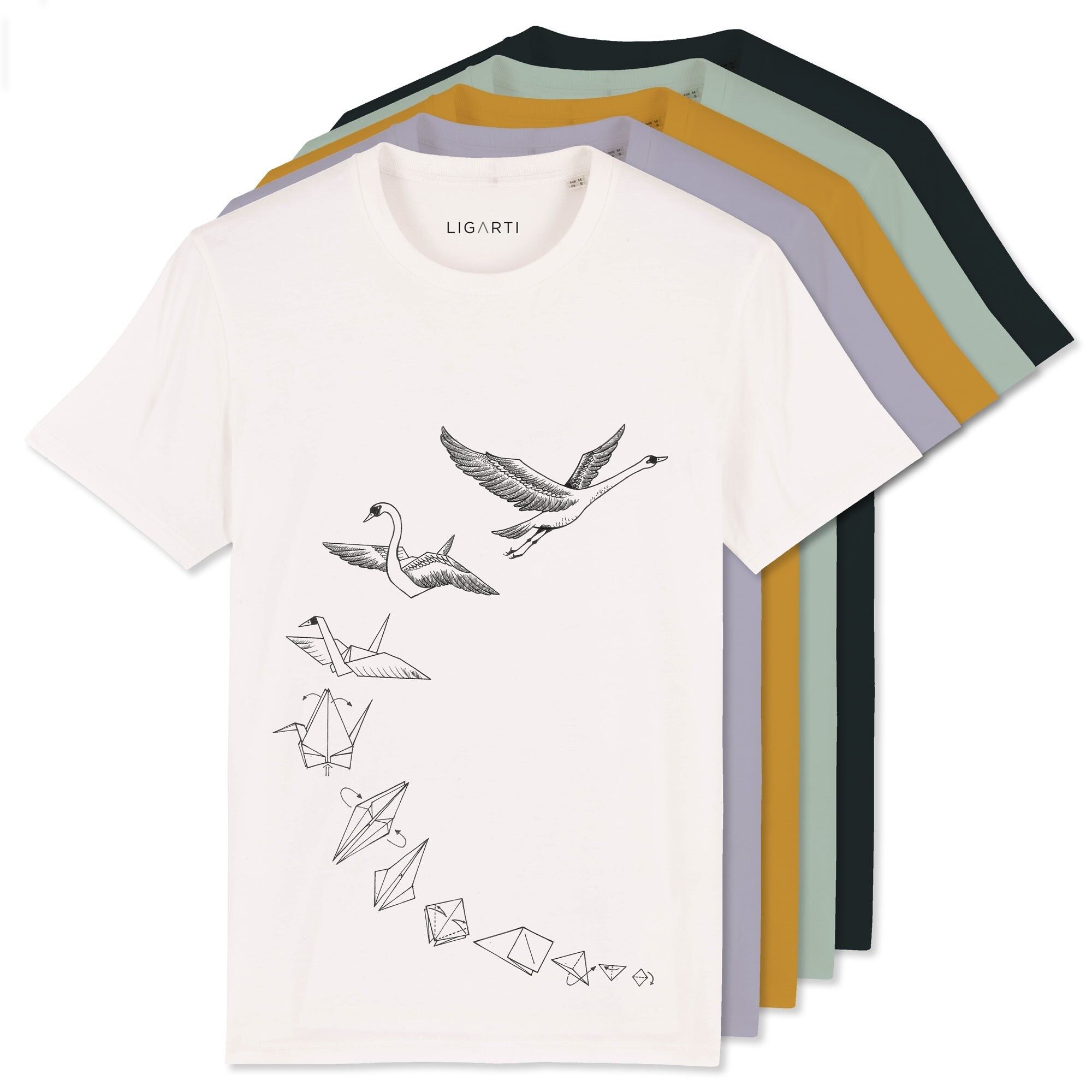 Maglietta – Cigno Origami
