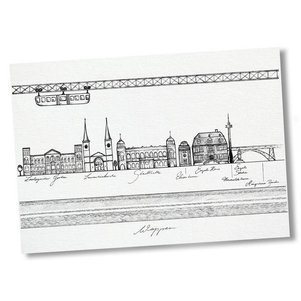 Cartolina di bambù – Nostalgia di Wuppertal