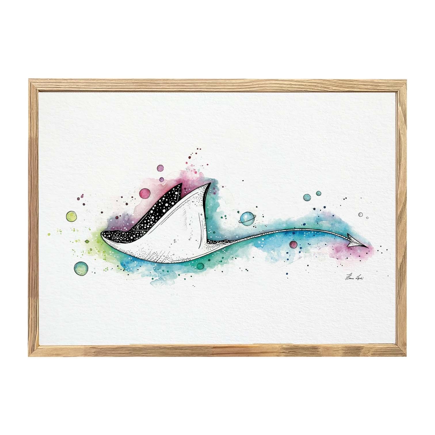 Stampa artistica - raggi spaziali