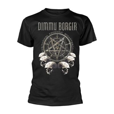Maglietta Dimmu Borgir - Misantropia puritana ed euforica (teschi)