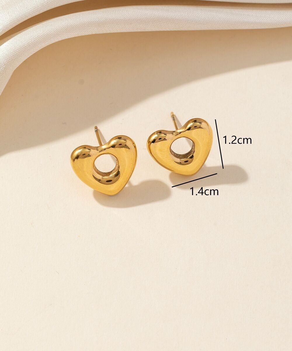 Stainless Steel Stud Earrings 25BOA213