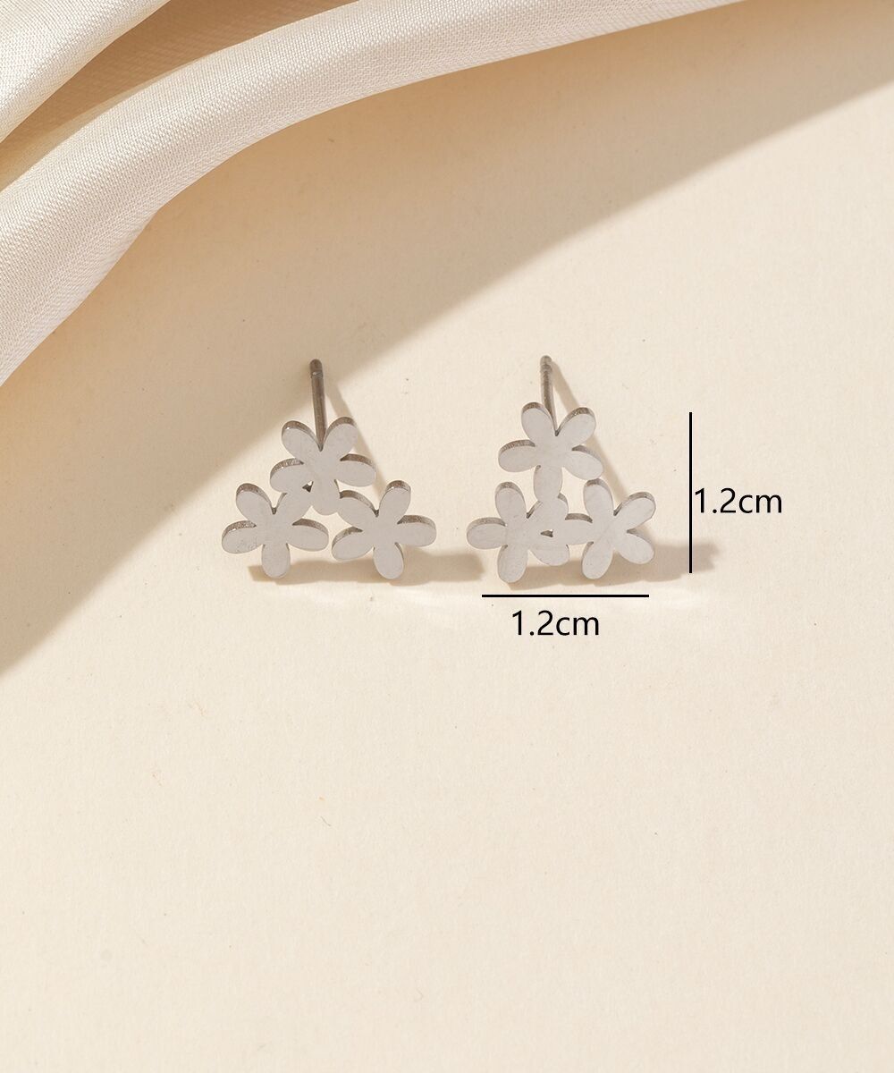 Stainless Steel Stud Earrings 25BOA215