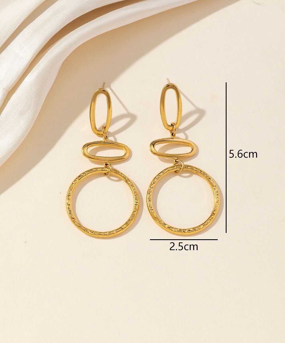 Stainless Steel Stud Earrings 25BOA232