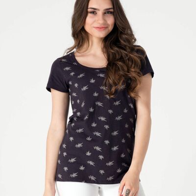 T-shirt con stampa all over realizzata in cotone biologico