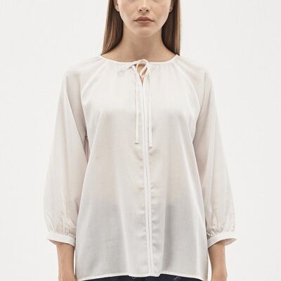 Blouse en TENCEL™ Lyocell à manches 3/4