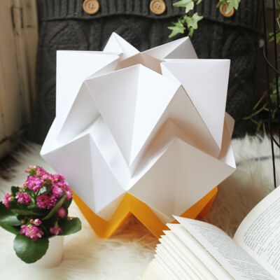 Lampada da tavolo Origami bicolore - S - Ranuncolo