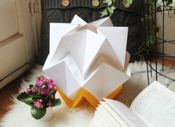 Lampe de table Origami Bicolore - S - Buttercup 1