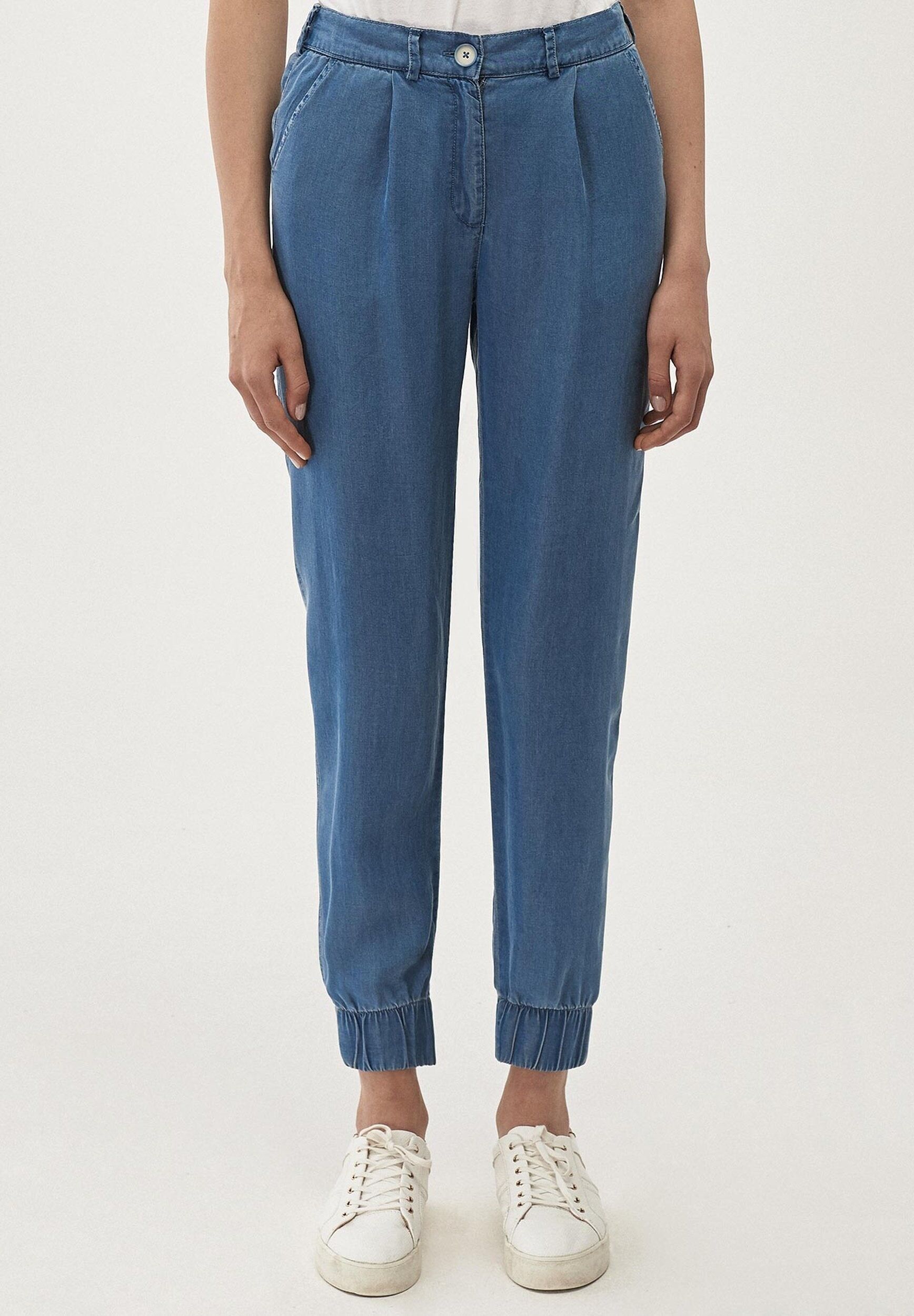 Pantaloni realizzati in denim TENCEL™ Lyocell con tasche laterali