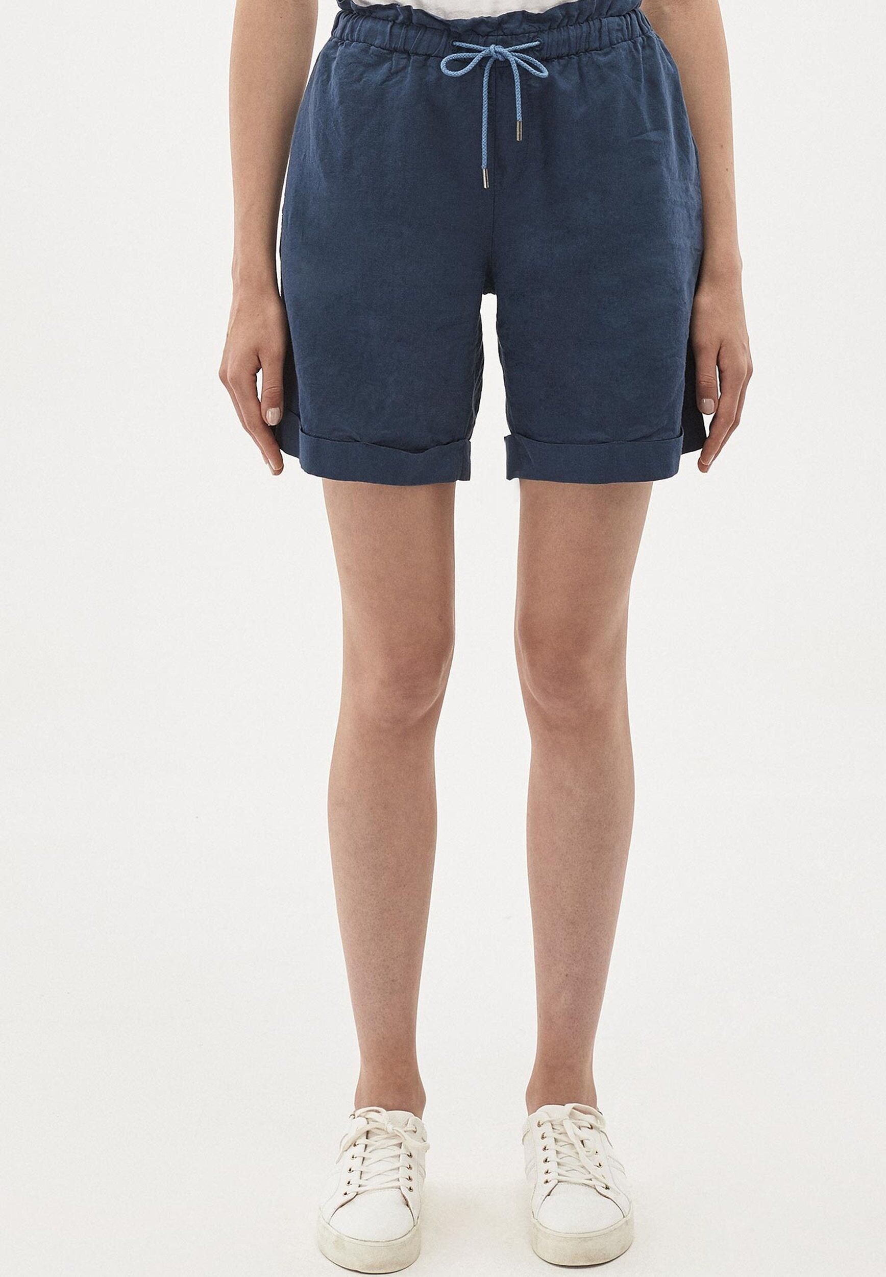 Shorts in misto lino