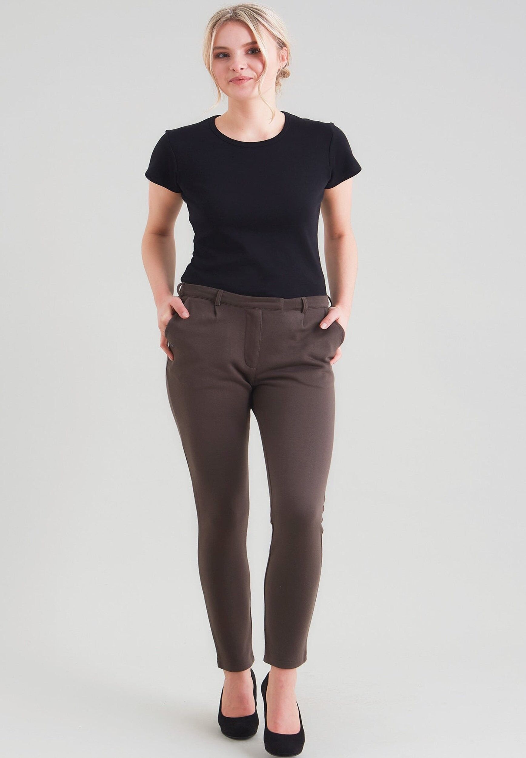 Pantaloni slim fit in TENCEL™ Lyocell