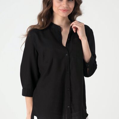 3/4 sleeve blouse made of TENCEL™ Lyocell