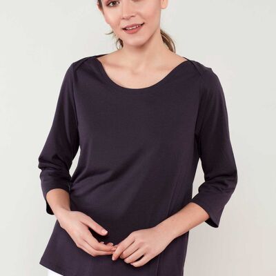 3/4 sleeve T-shirt made of TENCEL™ Lyocell and organic cotton
