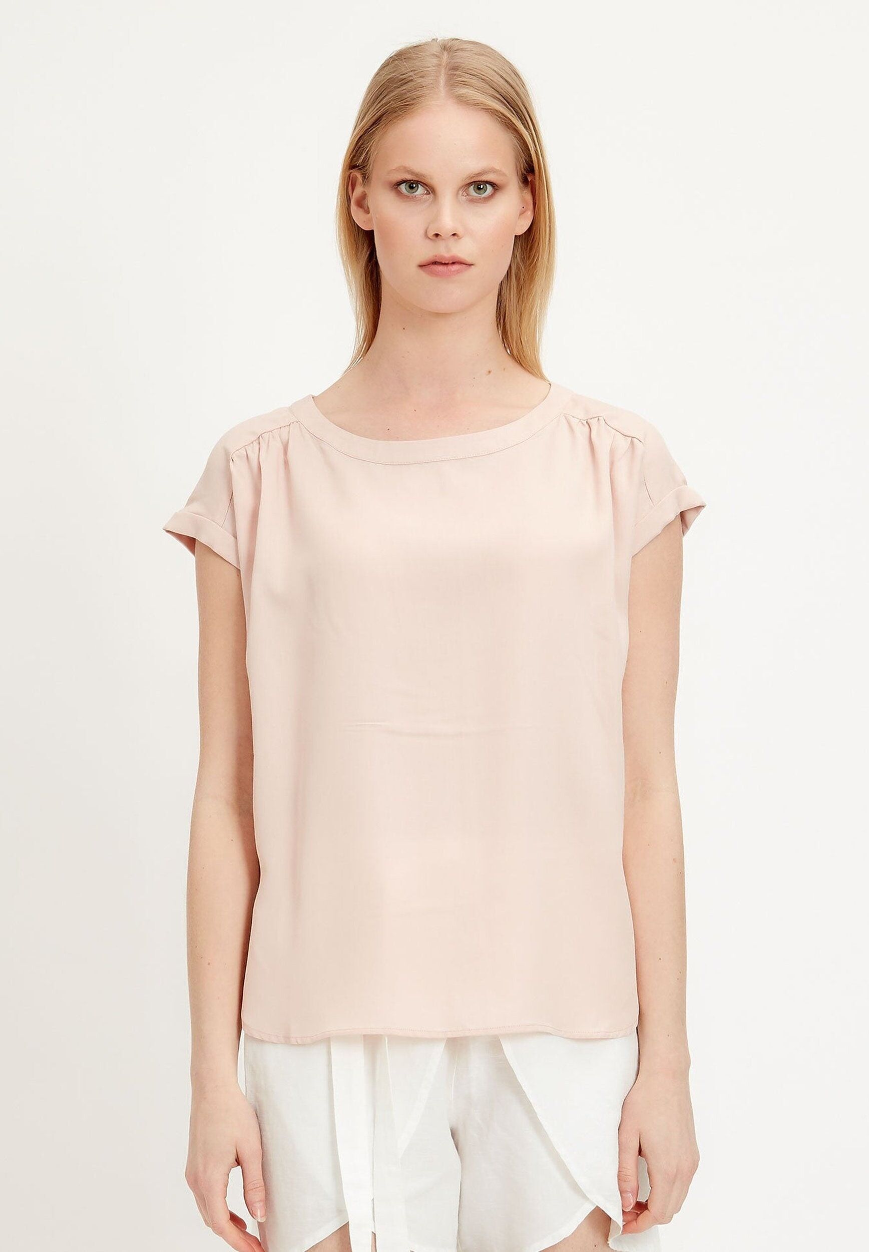 Camicetta a maniche corte realizzata in TENCEL™ Lyocell