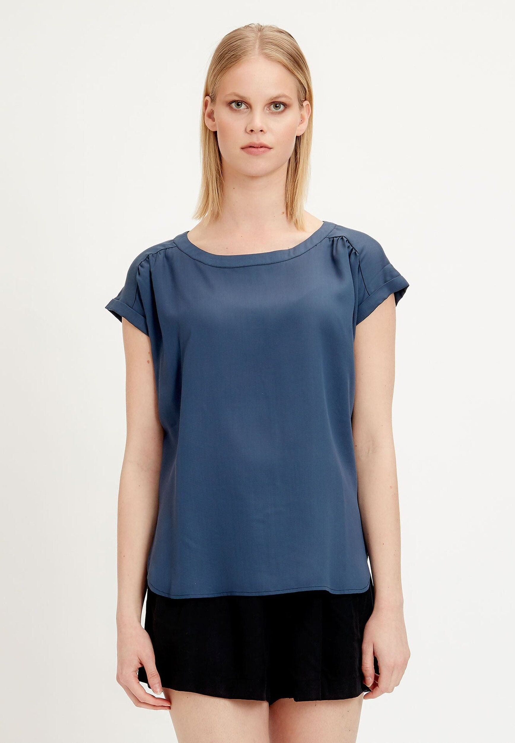 Camicetta a maniche corte realizzata in TENCEL™ Lyocell