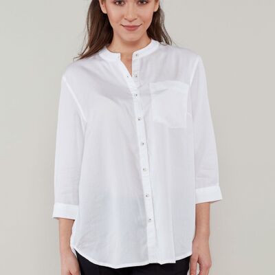 3/4 sleeve blouse made of TENCEL™ Lyocell